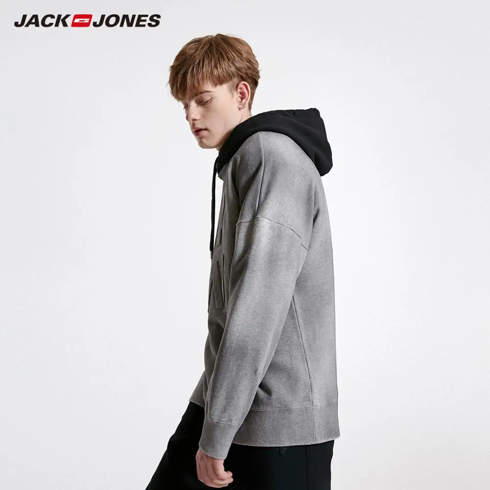 Jack Jones 3D Črke Natisni Dolgo sleeved Majica| 219133528